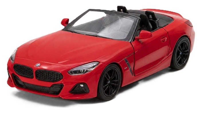 Mașină metalică Kinsmart - BMW Z4, 1:34, roșie