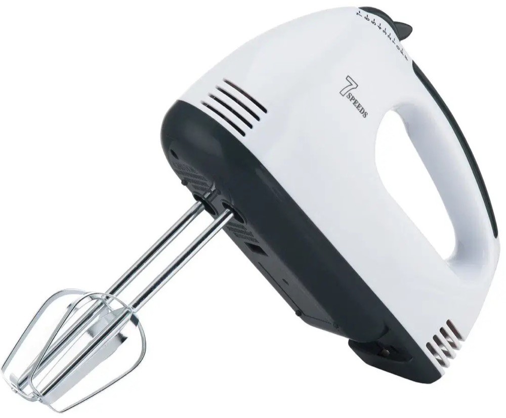 Mixer Rosberg - R51110G, 200W, 7 viteze, alb/negru - imagine 1