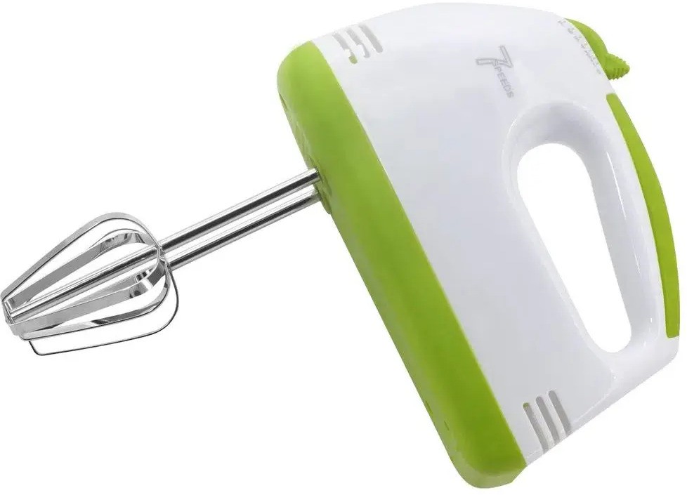 Mixer Rosberg - R51110G, 200W, 7 viteze, alb/verde - imagine 1