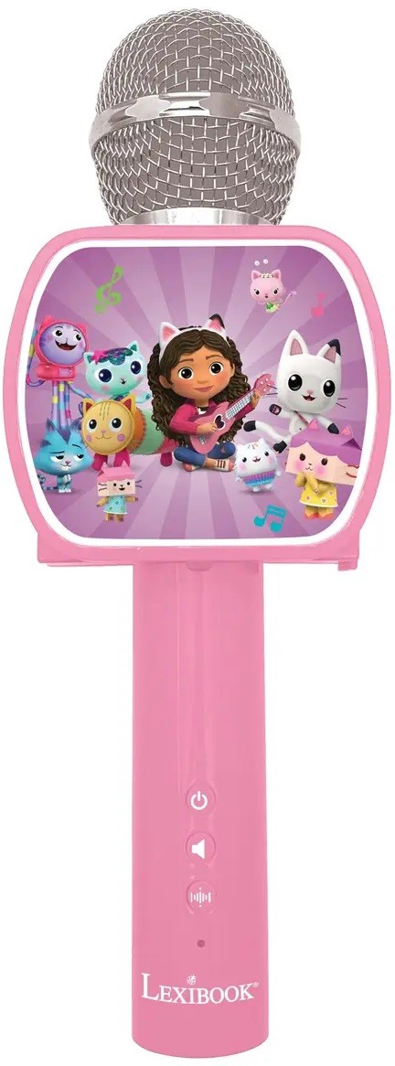 Microfon Lexibook - Gabby’s Dollhouse, wireless, roz