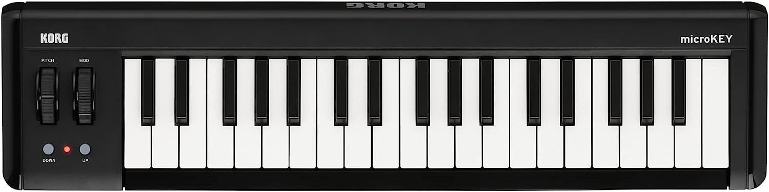MIDI controller-sintetizator Korg - microKEY2 37 AIR, negru | Ozone.ro