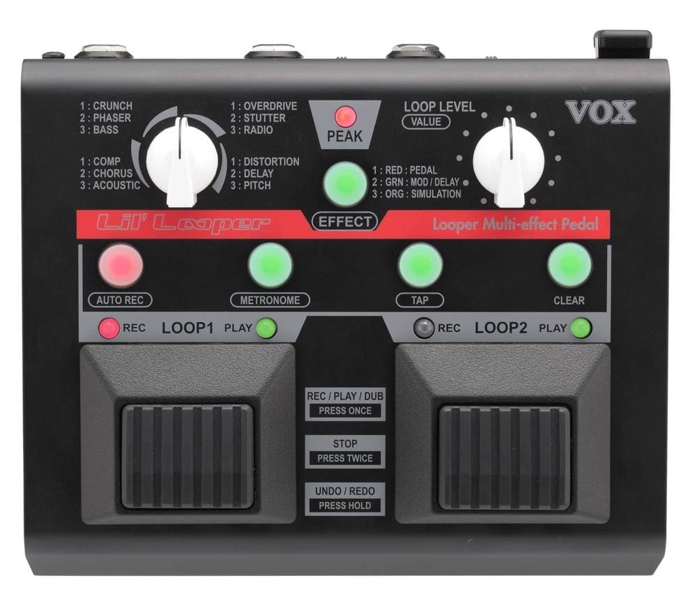 Pedală multiefect VOX - Lil' Looper, 12 efecte - imagine 1