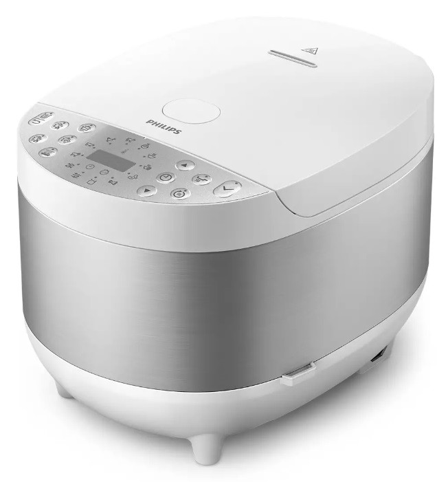Multicooker Philips - All in One, HD4713/40, 1300W, 60 de programe, alb - imagine 1