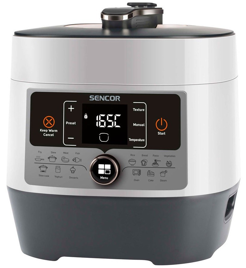 Multicooker Sencor - SPR 3600WH, 1000W, 14 programe, alb