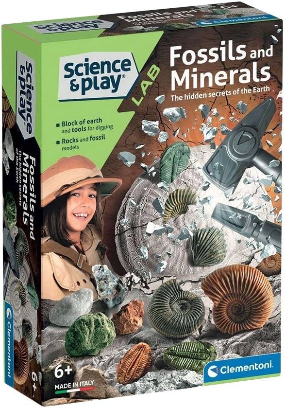 Set educațional Clementoni Science & Play - Săpați pentru fosile și minerale - imagine 1