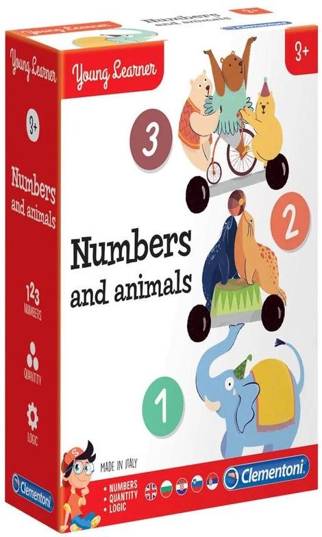 Set educațional Clementoni Young Learner - Numere și animale
