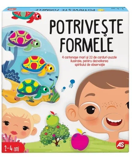 Joc educațional AS Company - Potrivește formele
