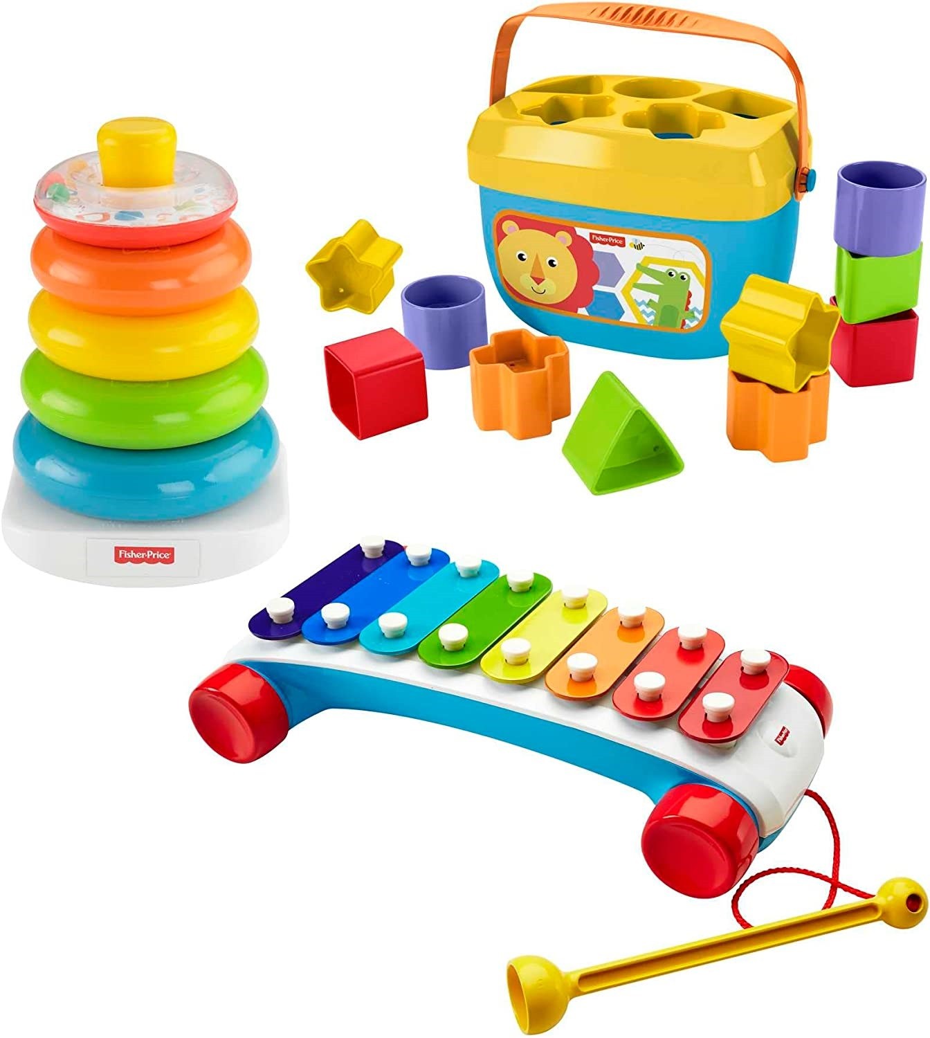 Set educațional Fisher Price - Nizzanka, sorter și xilofon | Ozone.ro