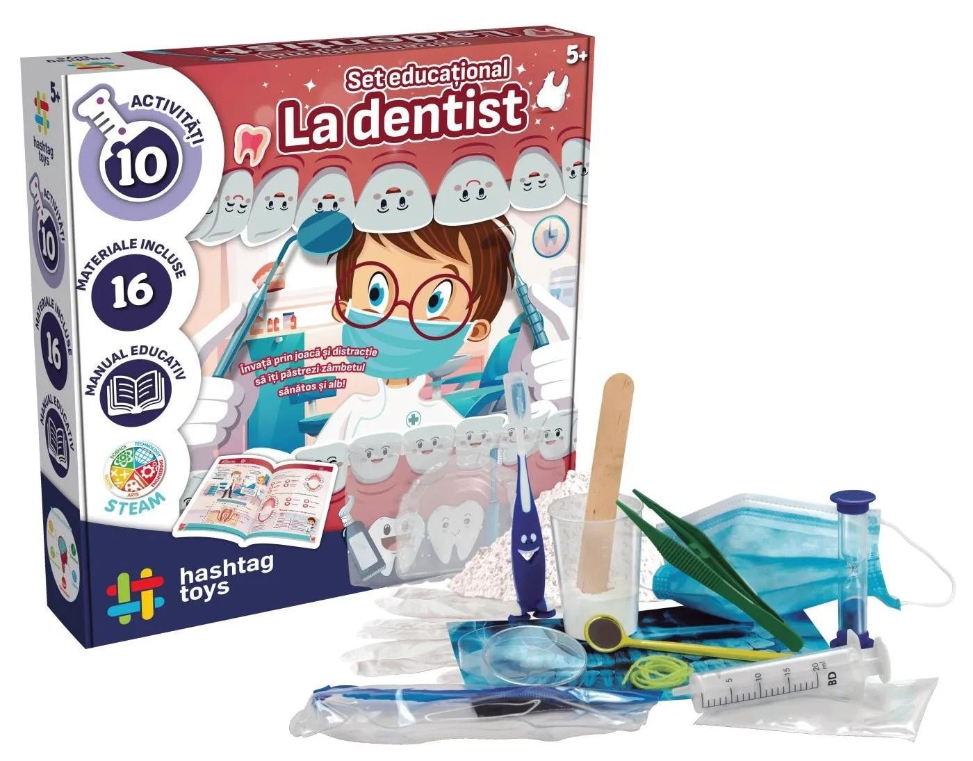 Trusă dentară educațională Hashtag Toys