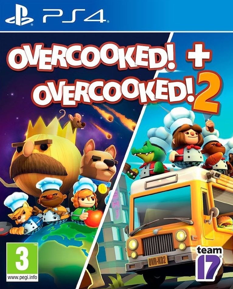 Overcooked! + Overcooked! 2 - Double Pack (PS4) | Ozone.ro
