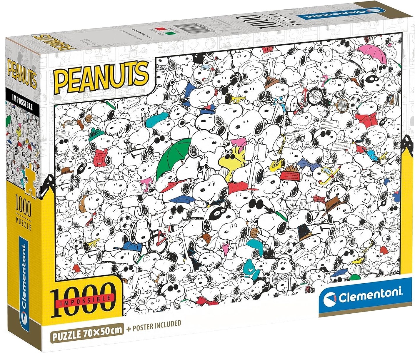 Puzzle Clementoni din 1000 piese Alter egoul lui Snoopy Ozone.ro