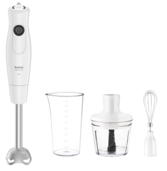 Blender de mână Tefal - HB533138 Dailymix, 600W, 1 viteza, alb - imagine 1