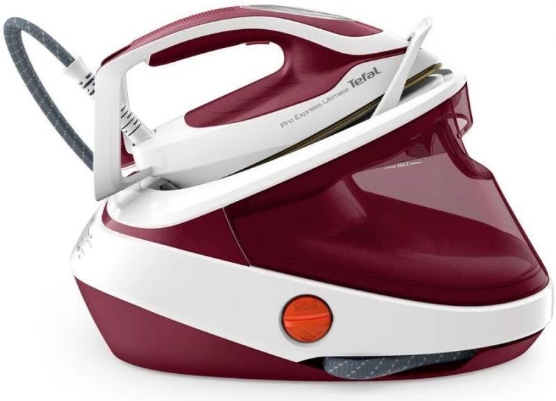Stație de călcat cu abur Tefal - ProExpress Ultimate GV9711E0, 3000W, 155 g/min, roşie - imagine 1