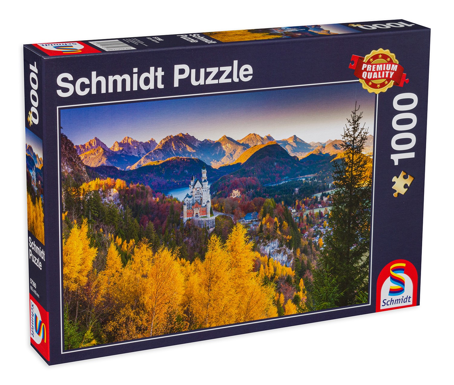Puzzle Schmidt din 1000 de piese - Neuschwanstein în toamnă | Ozone.ro