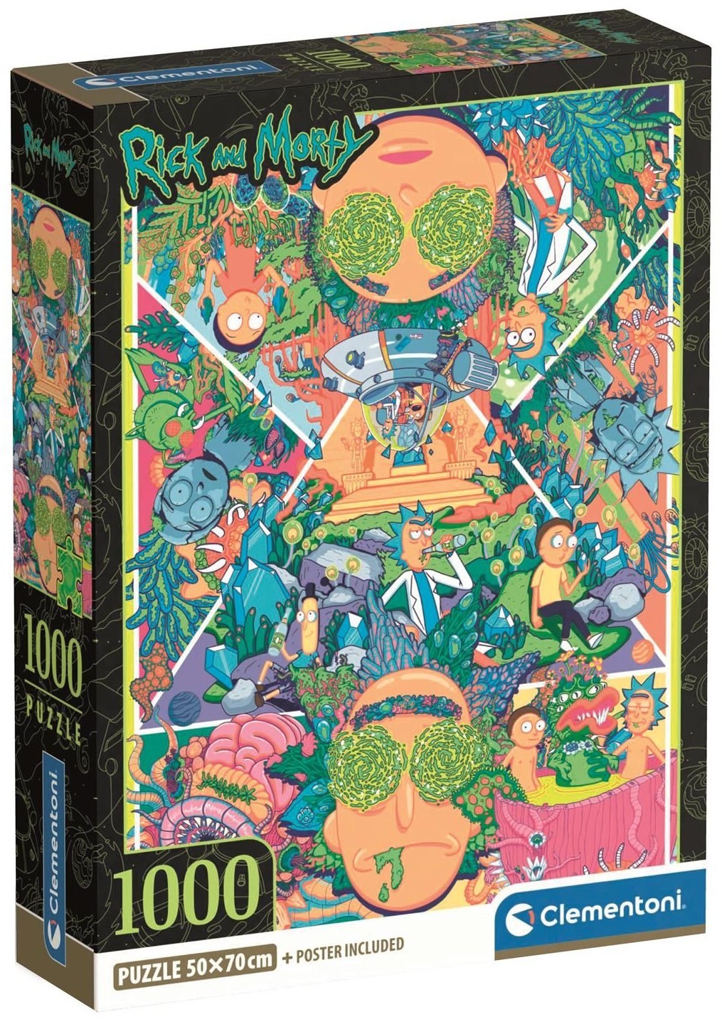 Puzzle Clementoni de 1000 piese - Rick and Morty, varianta 2