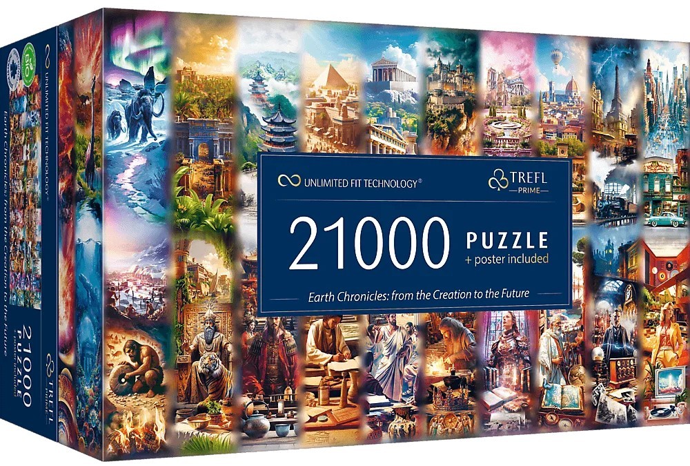 Puzzle panoramic Trefl din 21 000 piese - Cronicile pământului: de