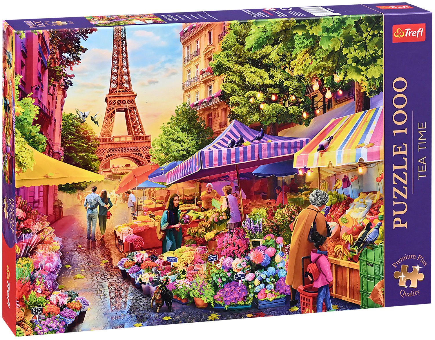 Puzzle Trefl din 1000 de piese - Magazin de flori, Paris | Ozone.ro