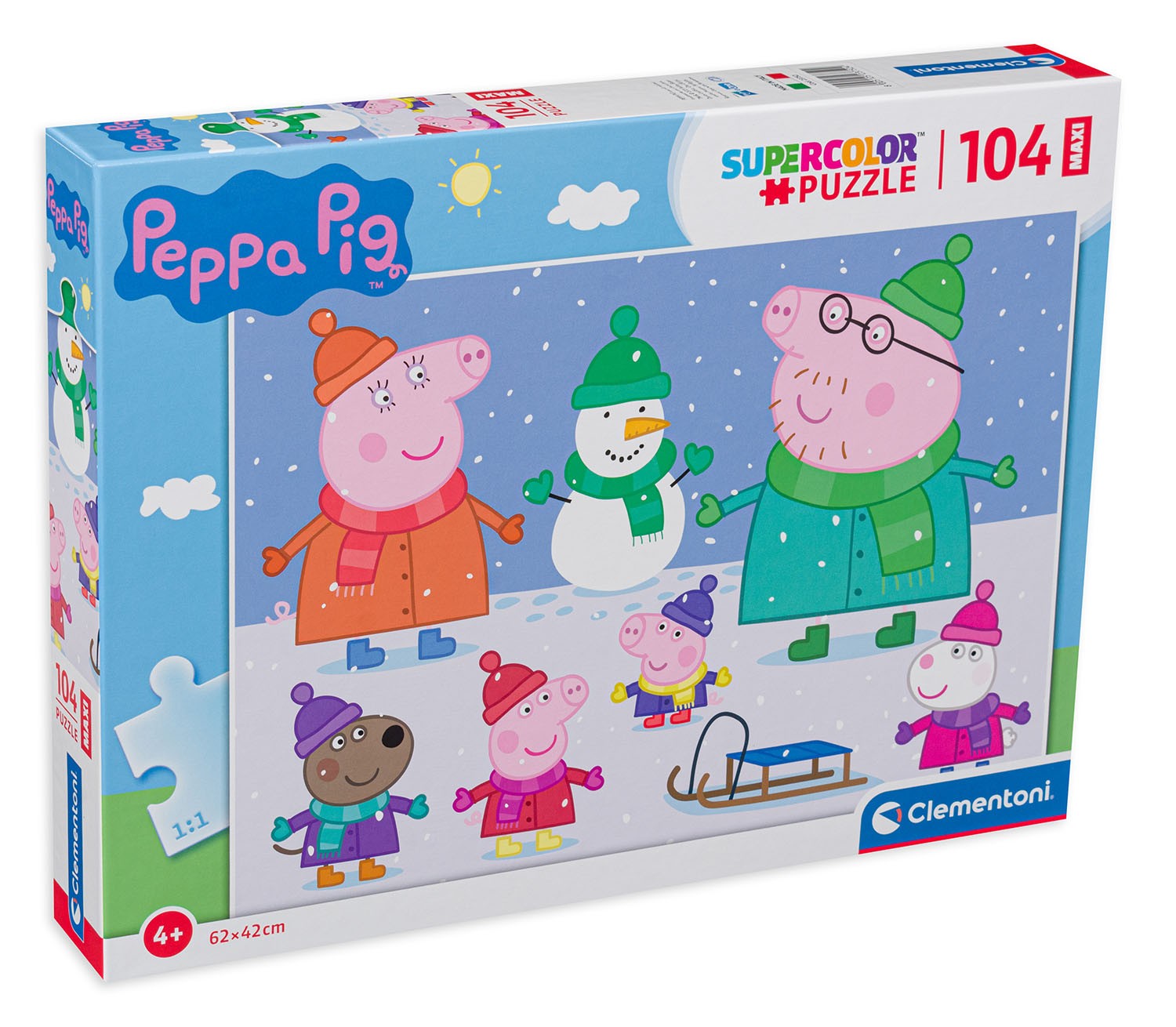 Puzzle Clementoni de 104 XXL piese - Peppa Pig