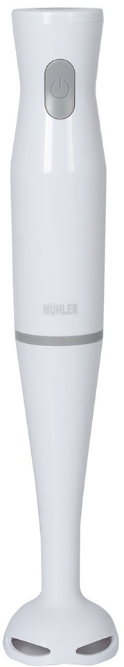 Blender de mana Muhler - MB-213, 200W, 1 viteza, alb/gri