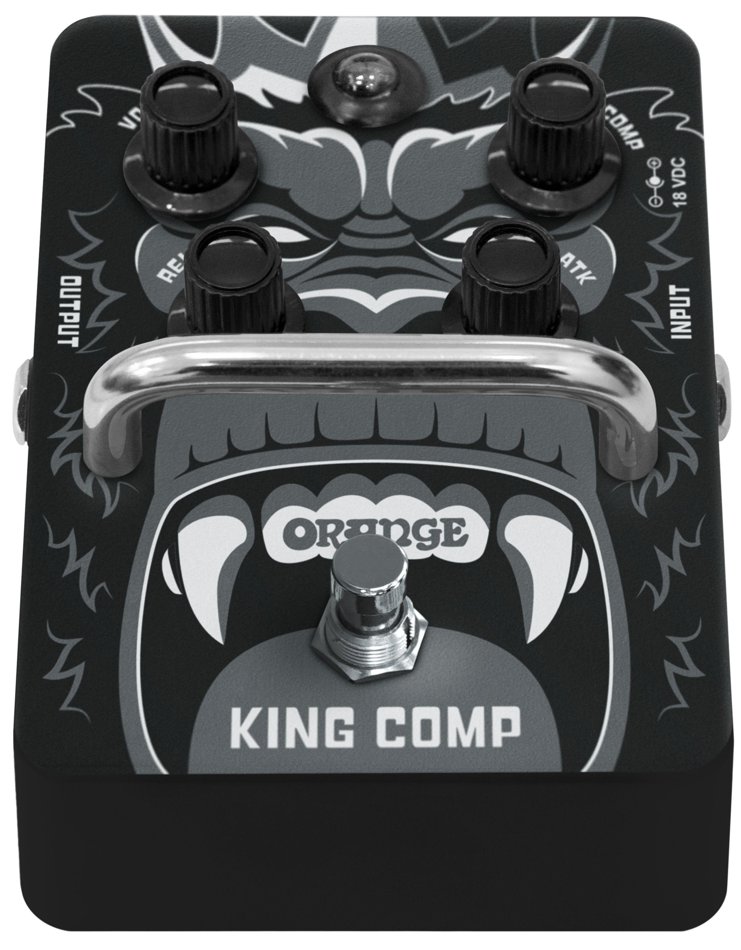 Pedal pentru efecte sonore Orange - King Comp, negru/alb