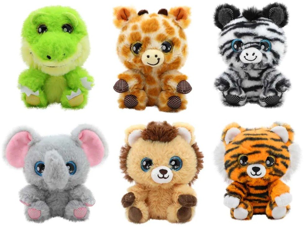 Jucărie de pluș Funville CuteKins – Jungle Buddies, cu sunete, sortiment - imagine 1