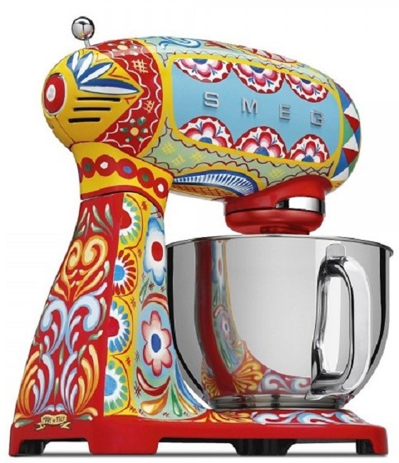 Mixer planetar Smeg -, 800W, 10 viteze, multicolor, Dolce & Gabbana - imagine 1
