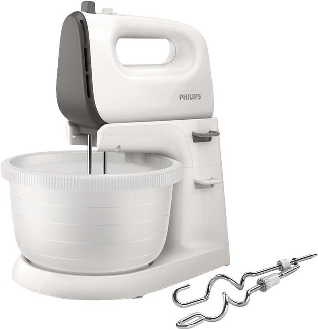 Mixer Philips - HR3745/00, 450 W, 5 viteze, alb - imagine 1