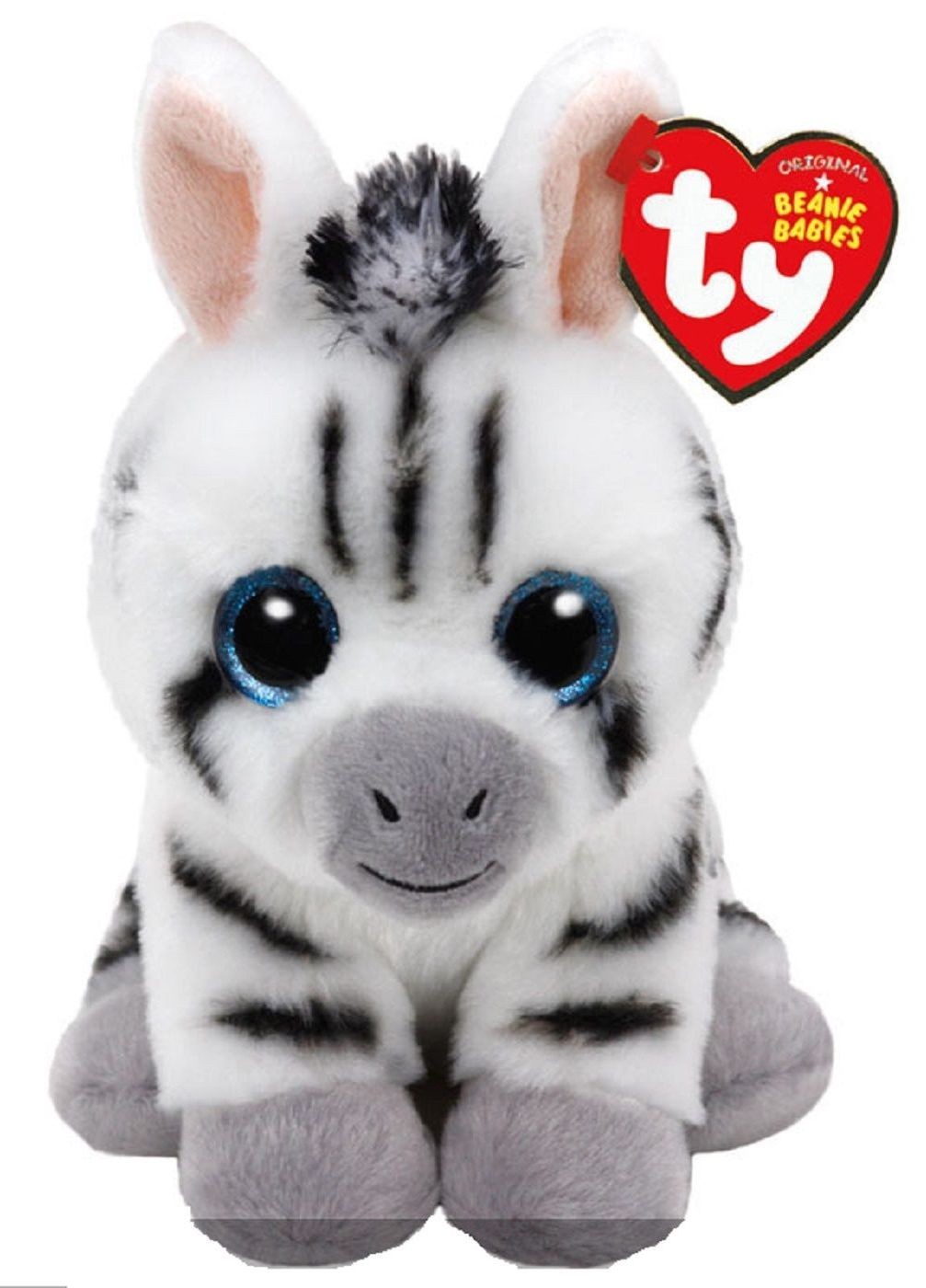 Jucarie de plus TY Toys Beanie Babies - Zebra Stripes, 15 cm