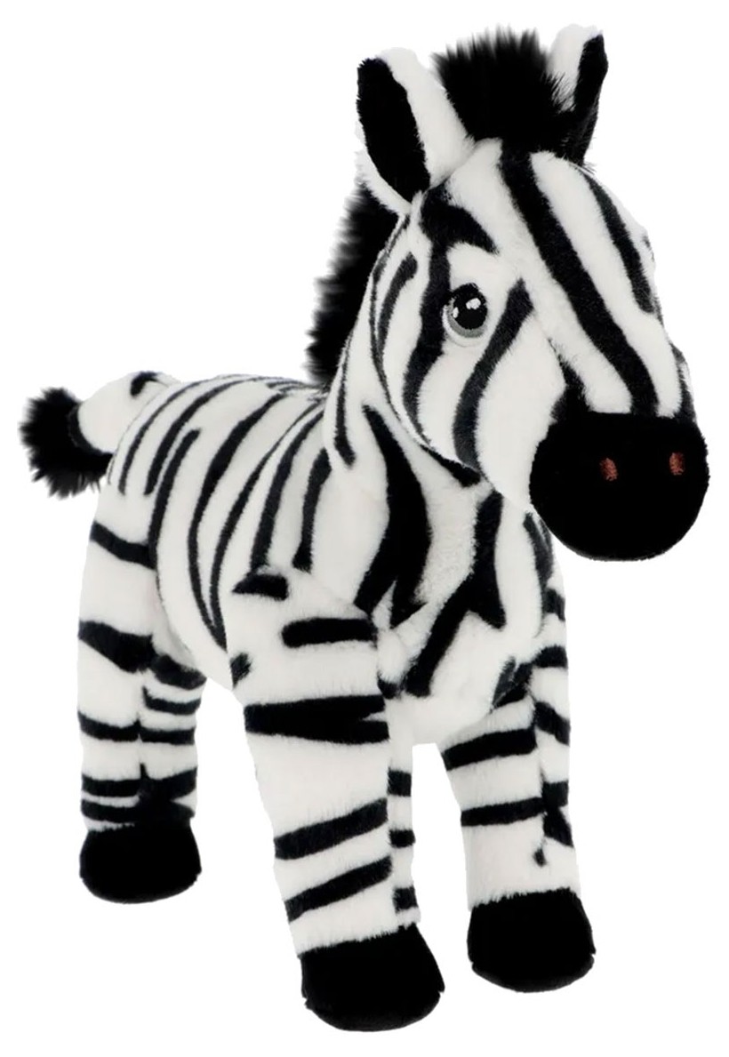 Jucărie de pluș Keel Toys Keeleco - Zebra, 25 cm - imagine 1