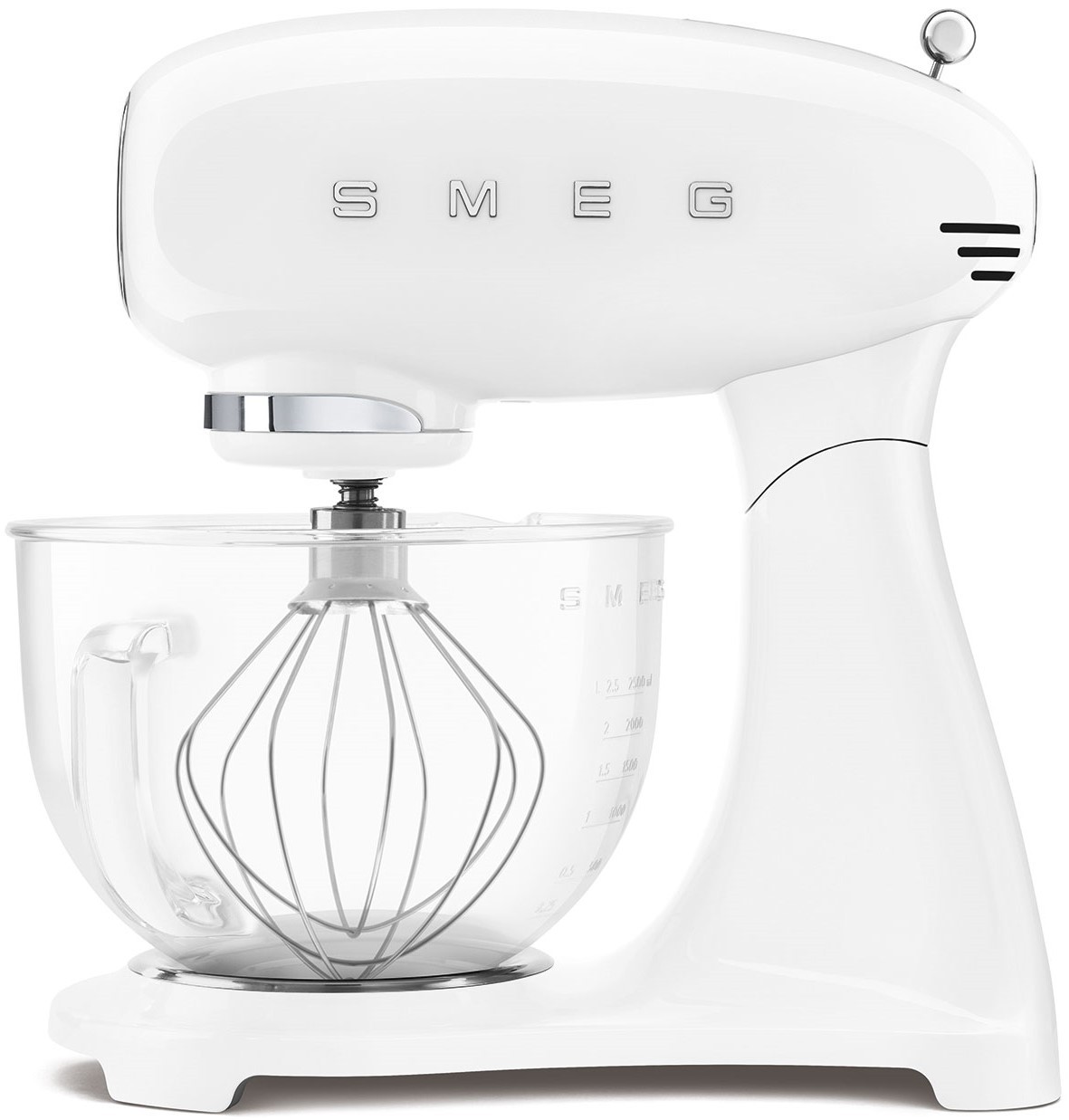 Mixer planetar Smeg -, 800W, 10 viteze, alb