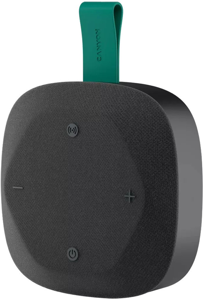 Difuzor portabil Canyon - Hexagon 10, TWS, impermeabil, gri/verde - imagine 1