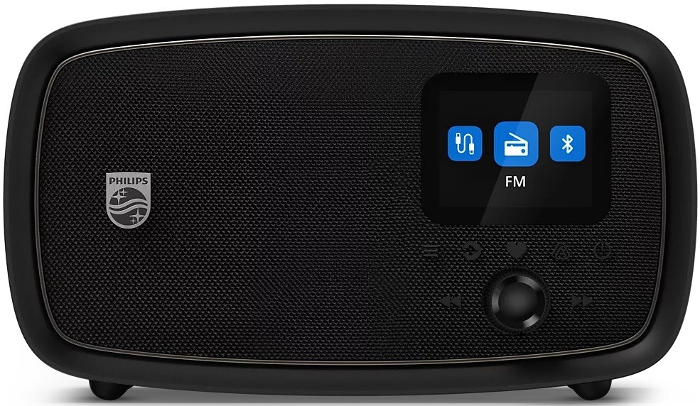Radio portabil Philips – Retro TAV2500F/00, Bluetooth, negru