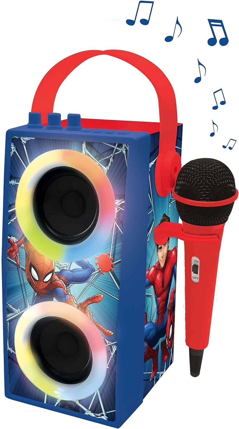 Boxă portabilă Lexibook - Spider-Man, albastru/roșu | Ozone.ro
