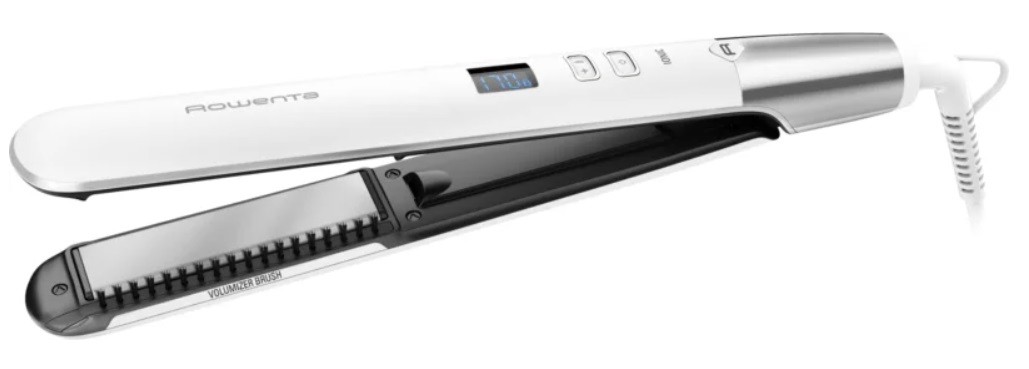 Placă de păr Rowenta - SF4650F0, 210°C, acoperire ceramică, albă - imagine 1