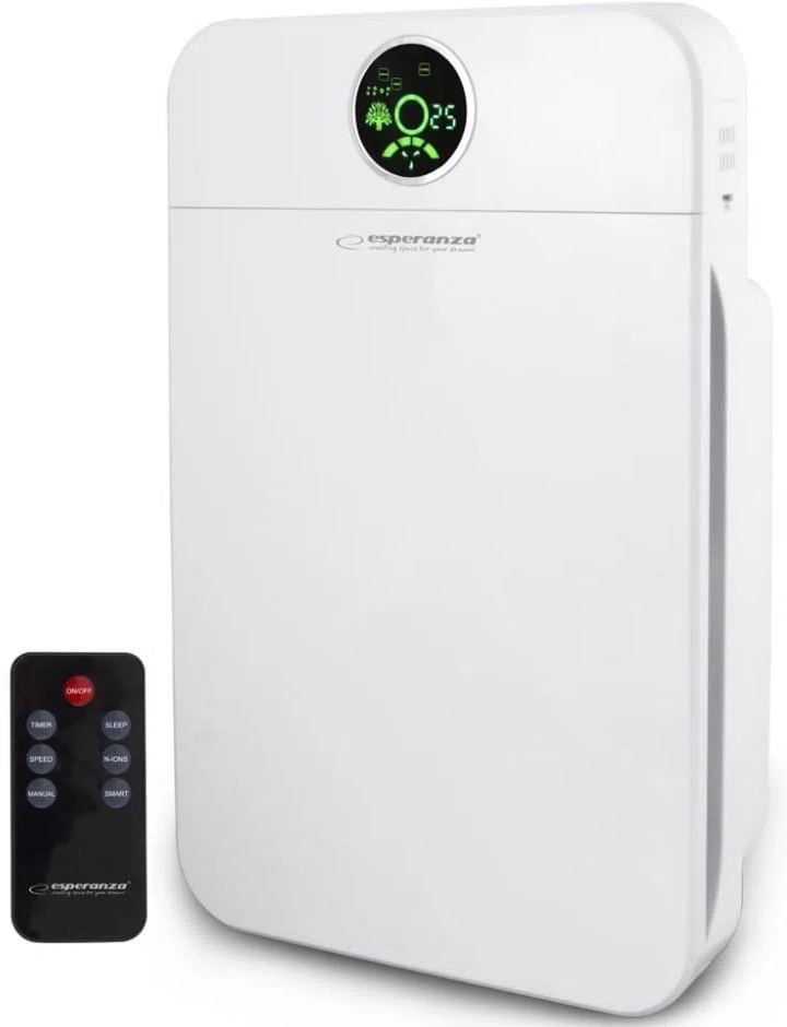 Purificator de aer Esperanza - EHP002, HEPA H11, 50 dB, alb - imagine 1