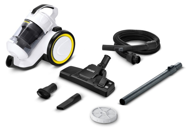 fără sac Karcher - VC 3, HEPA 12, alb - imagine 1