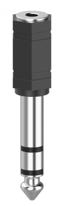 Adaptor Hama - 3,5 mm/6,3 mm, negru - imagine 1