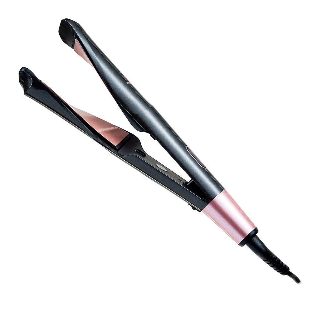 Placă de păr Remington - S6606, Curl & Confidence, 230ºC, neagră - imagine 1
