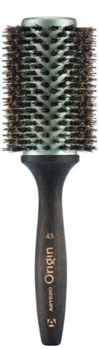 Perie de păr profesională Artero - Origin, păr natural, 43 mm, negru/albastru - imagine 1