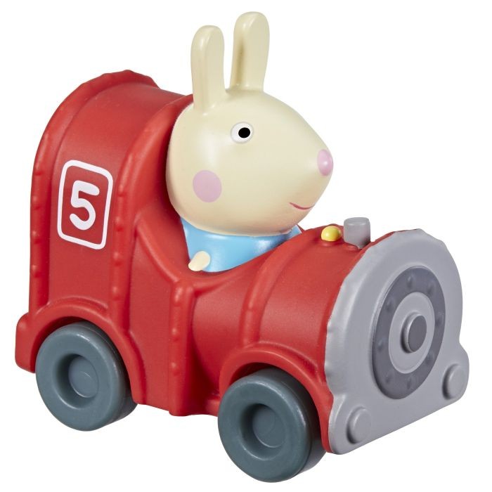 Vehicul Hasbro Peppa Pig - Iepurașul Rebecca cu o locomotivă