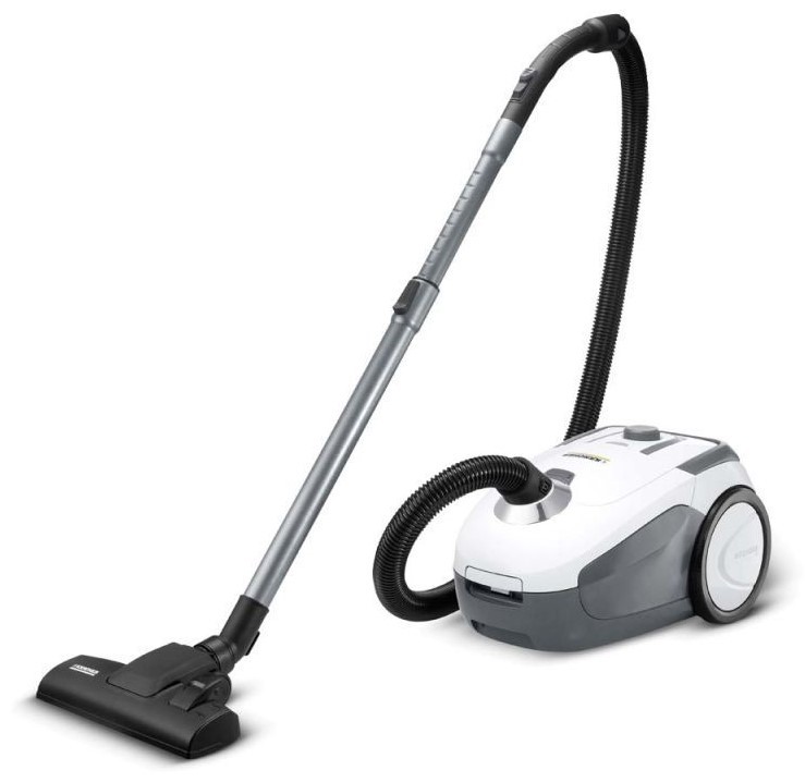 manual cu sac Karcher - VC 2, HEPA 12, alb