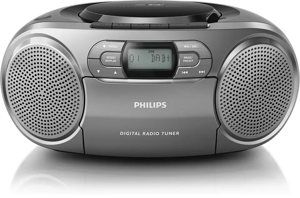 Radiocasetofon CD Philips - AZB600, argintiu | Ozone.ro