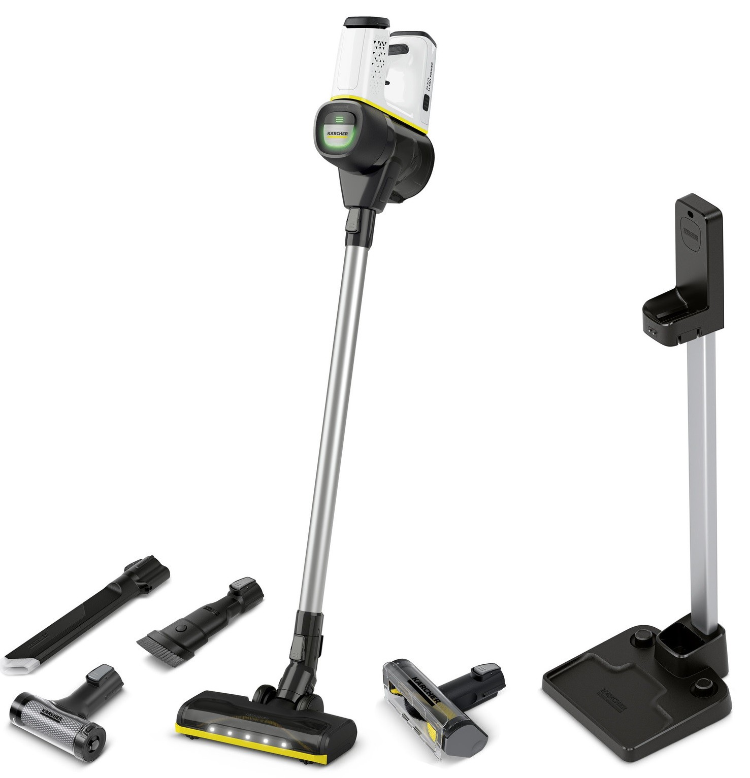 vertical Karcher - VC 6, HEPA 12, negru/alb - imagine 1