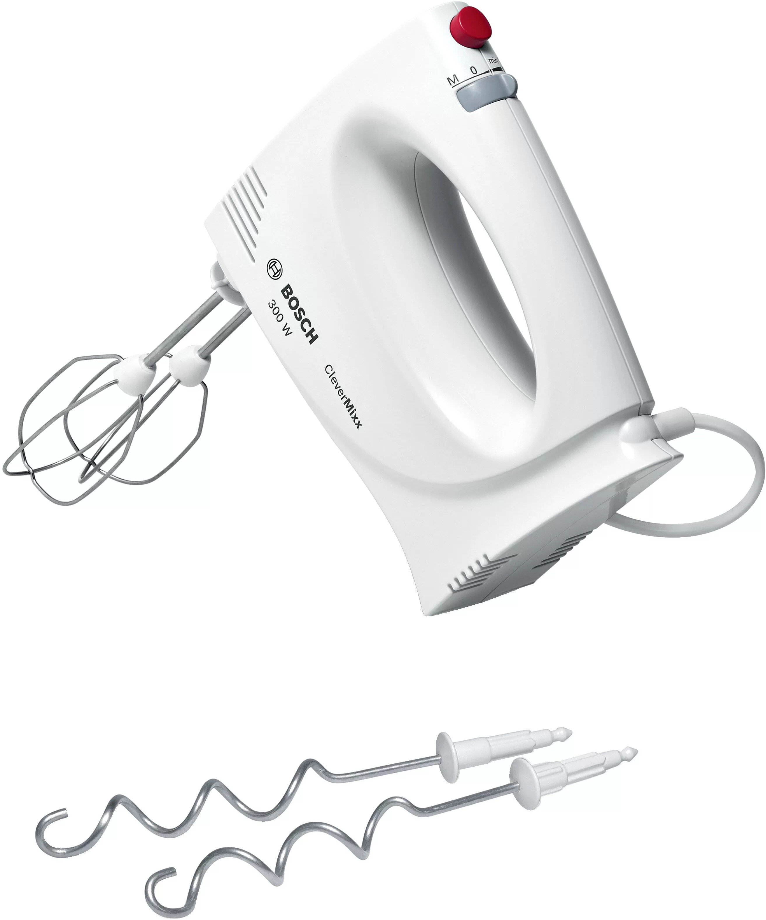 Mixer Bosch - MFQ3010, 300W, 2 viteze, alb - imagine 1