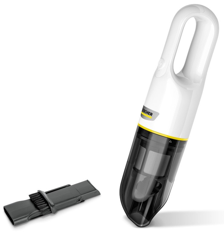 Aspirator de mâna Karcher - CVH 2, HEPA 12, alb - imagine 1