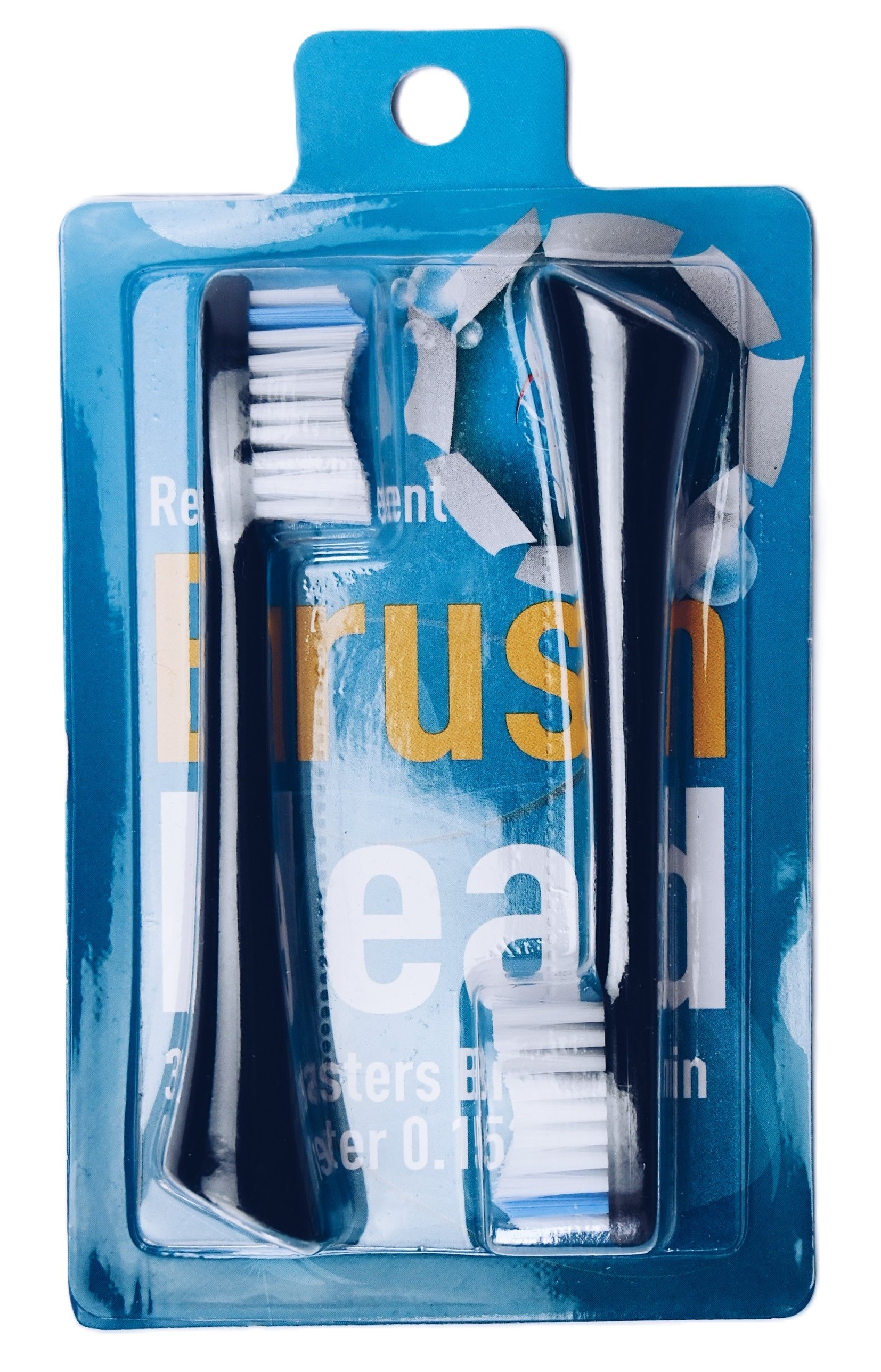 Capete de rezervă IQ Brushes - Black, 2 bucăți, negru - imagine 1