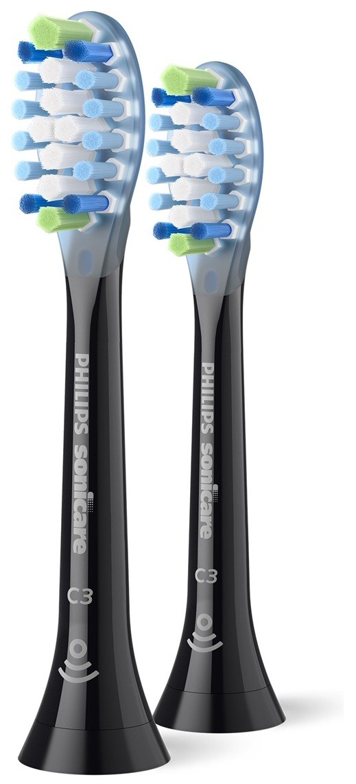 Capete de rezervăPhilips Sonicare - Premium Plaque Defence HX9042/88 C3 negru - 2 buc. - imagine 1