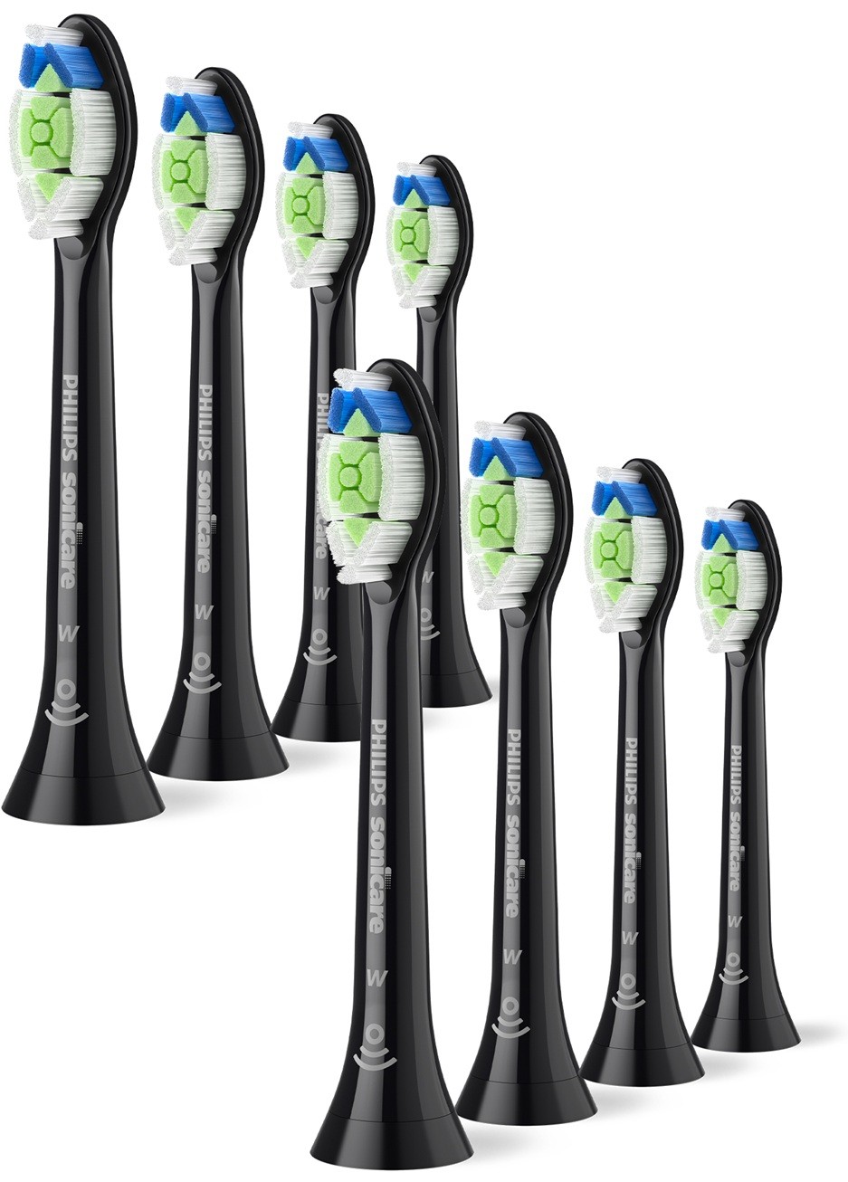 Capete de rezervă Philips Sonicare - W2 Optimal White HX6068/88, 8 bucăți, negru - imagine 1