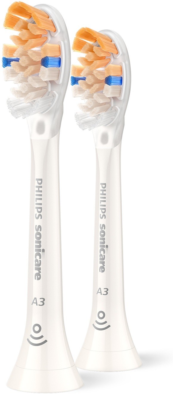 Capete de rezervă Philips Sonicare - Aparat de periat dentar Premium All-in-1 HX9092/87 A3 negru BrushSync - 2 buc. - imagine 1