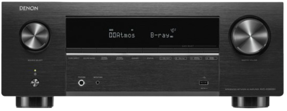 Receiver Denon - AVCX3800HBKE2, negru